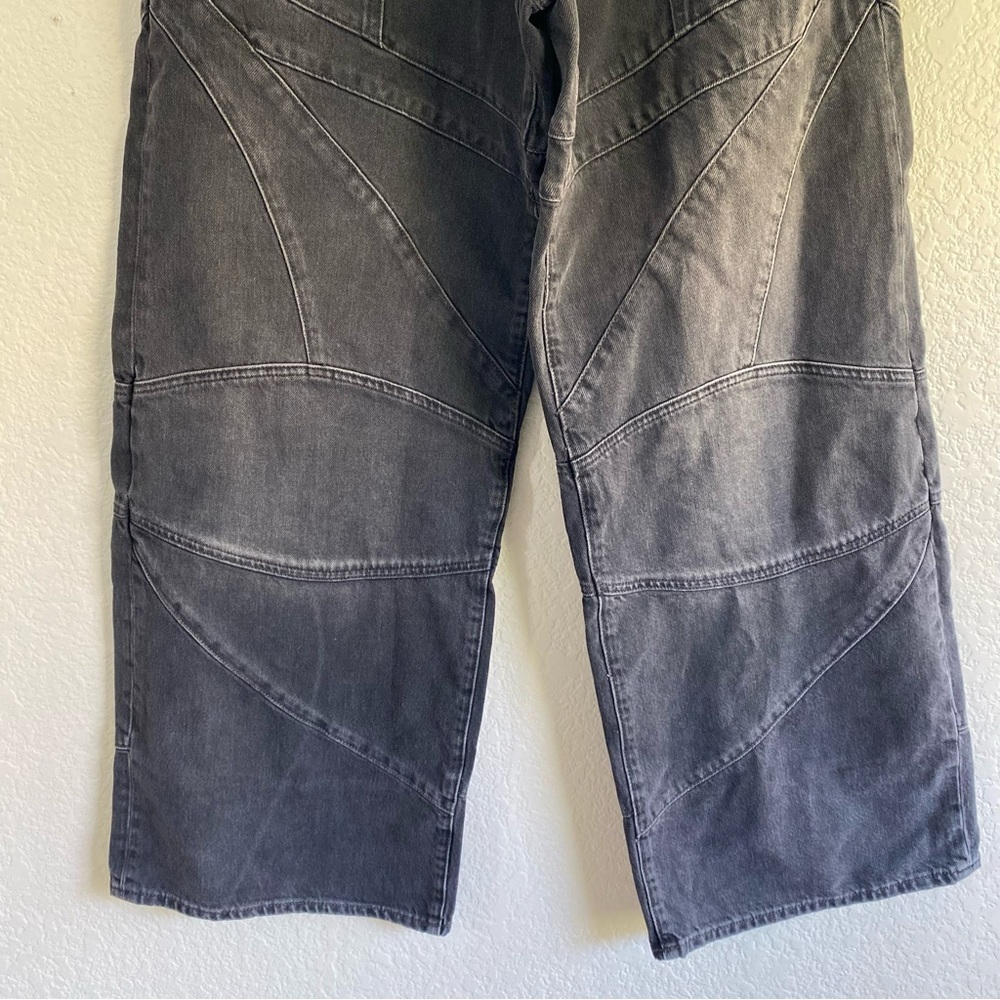NEW Free People We The Free Unknown Reasons Moto Straight Jeans - Picture 4 of 8